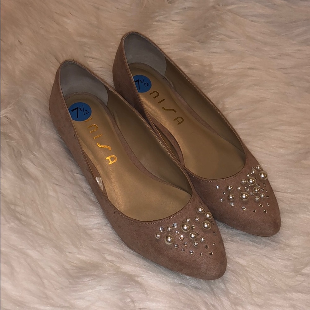 Flats size 7.5 color light pink